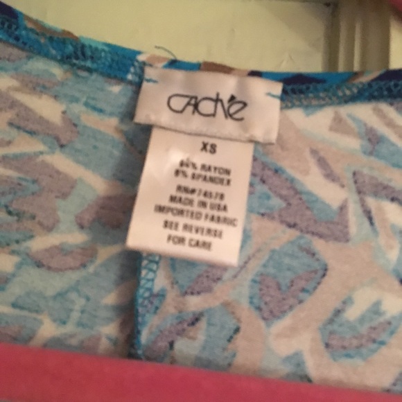 Cache faux wrap bodycon dress XS - Picture 4 of 4